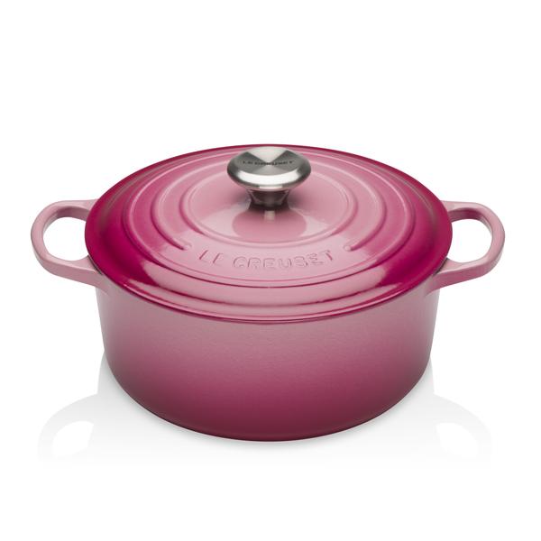 Le Creuset Signature Berry Cast Iron 22cm Round Casserole Limited Edition