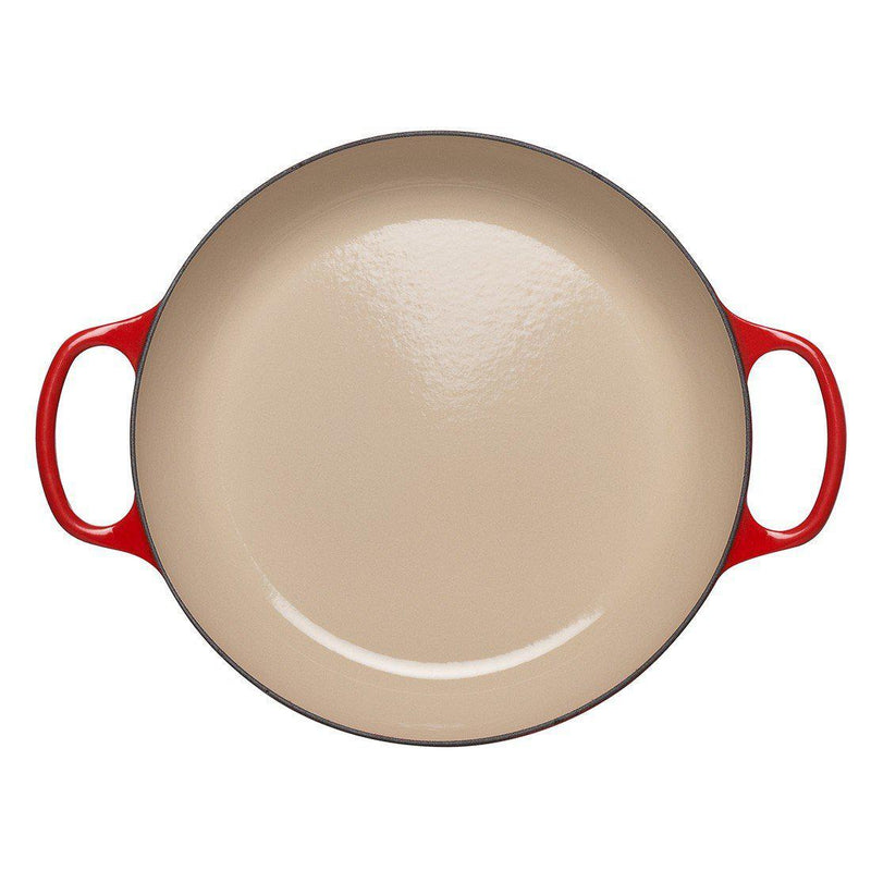 Le Creuset Signature Cerise Cast Iron 30cm Shallow Casserole-Queenspree