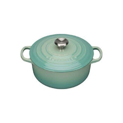 Le Creuset Signature Cool Mint Cast Iron 18cm Round Casserole-Queenspree