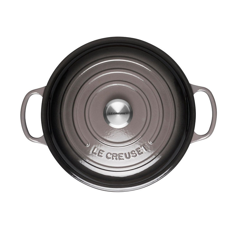 Le Creuset Signature Flint Cast Iron 26cm Shallow Casserole-Queenspree