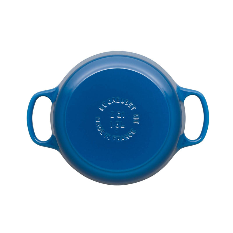 Le Creuset Signature Marseille Blue Cast Iron 18cm Round Casserole-Queenspree