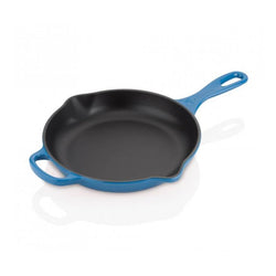 Le Creuset Signature Marseille Blue Cast Iron 23cm Round Skillet-Queenspree