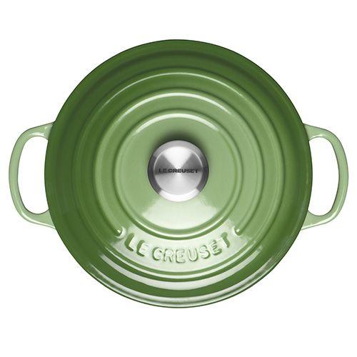 Le Creuset Signature Rosemary Cast Iron 28cm Round Casserole-Queenspree