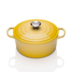 Le Creuset Signature Soleil Cast Iron 24cm Round Casserole-Queenspree