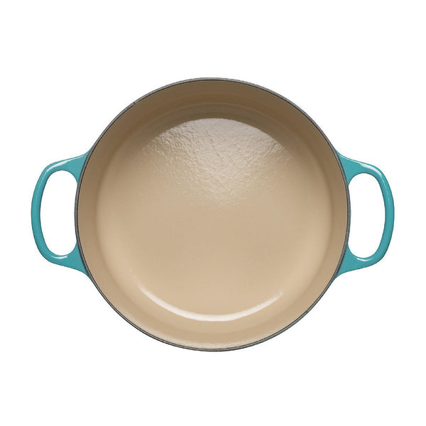 Le Creuset Signature Teal Cast Iron 26cm Shallow Casserole-Queenspree