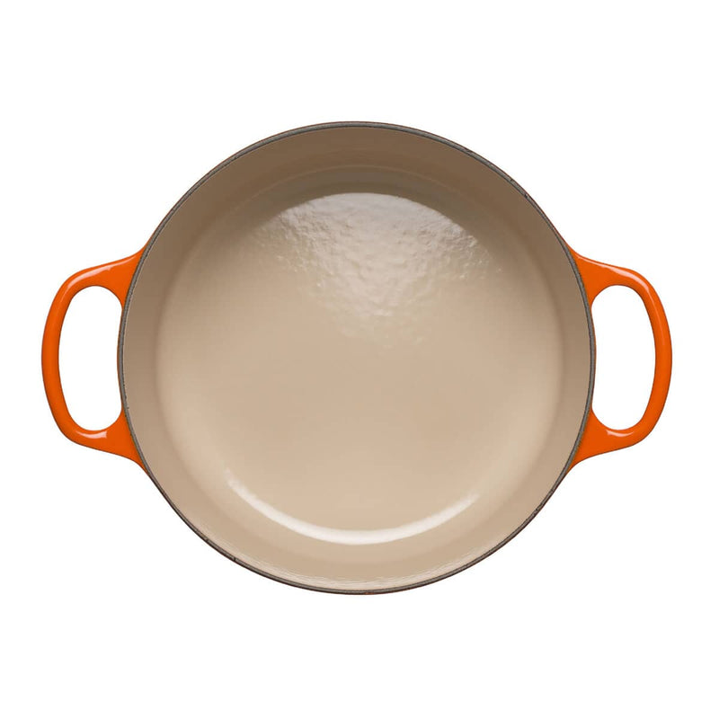 Le Creuset Signature Volcanic Cast Iron 26cm Round Casserole-Queenspree