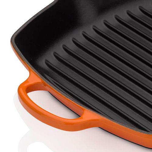 Le Creuset Signature Volcanic Cast Iron 26cm Square Grillit-Queenspree