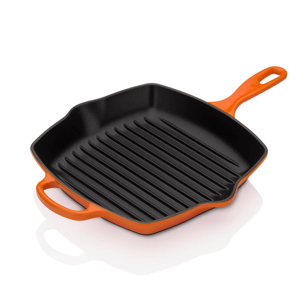 Le Creuset Signature Volcanic Cast Iron 26cm Square Grillit-Queenspree