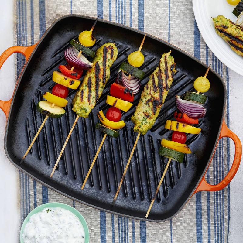 Le Creuset Signature Volcanic Cast Iron 30cm Rectangular Grill-Queenspree