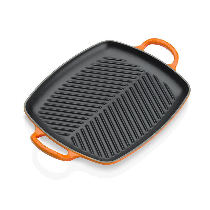 Le Creuset Signature Volcanic Cast Iron 30cm Rectangular Grill-Queenspree