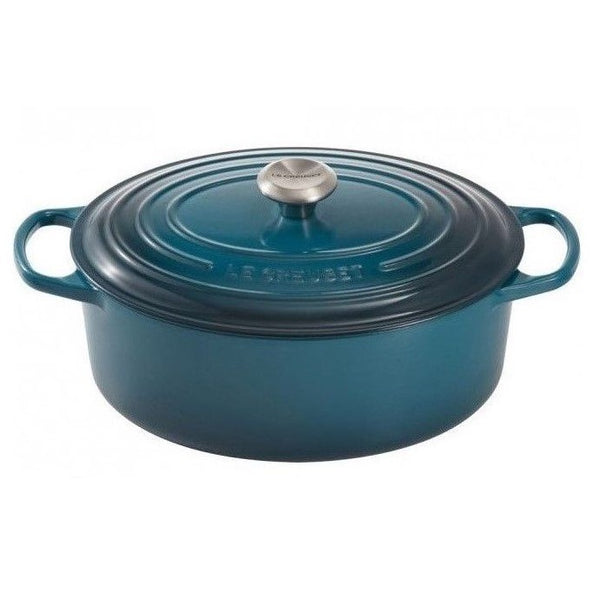 Le Creuset Signature Deep Teal Cast Iron 31cm Oval Casserole