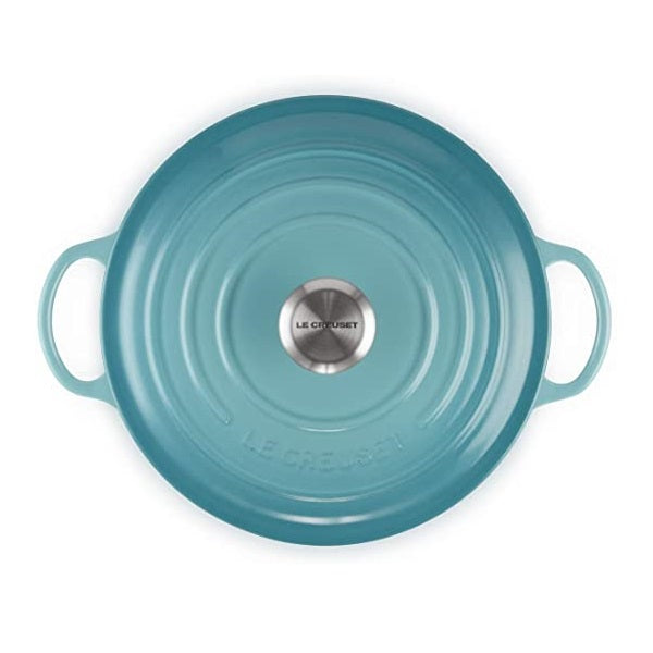 Le Creuset Signature Teal Cast Iron 26cm Marmite