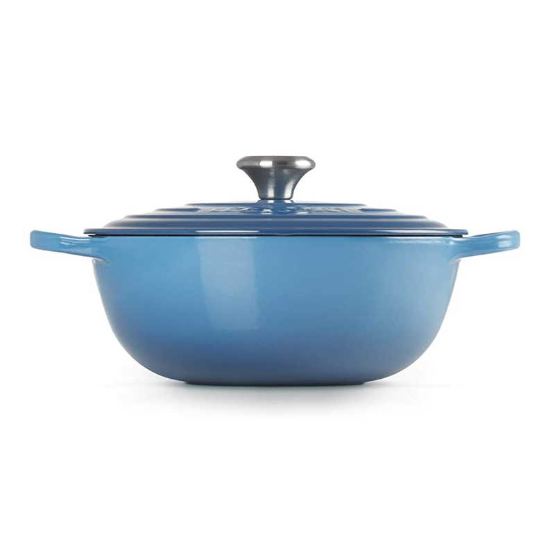 Le Creuset Signature Marseille Blue Cast Iron 26cm Marmite