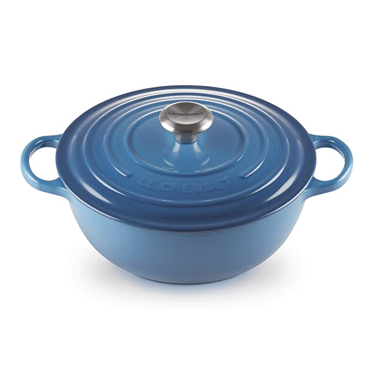 Le Creuset Signature Marseille Blue Cast Iron 26cm Marmite