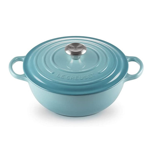 Le Creuset Signature Teal Cast Iron 26cm Marmite