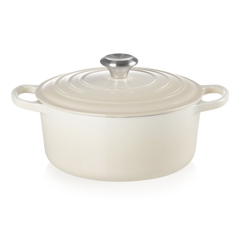 Le Creuset Signature Meringue Cast Iron 24cm Round Casserole